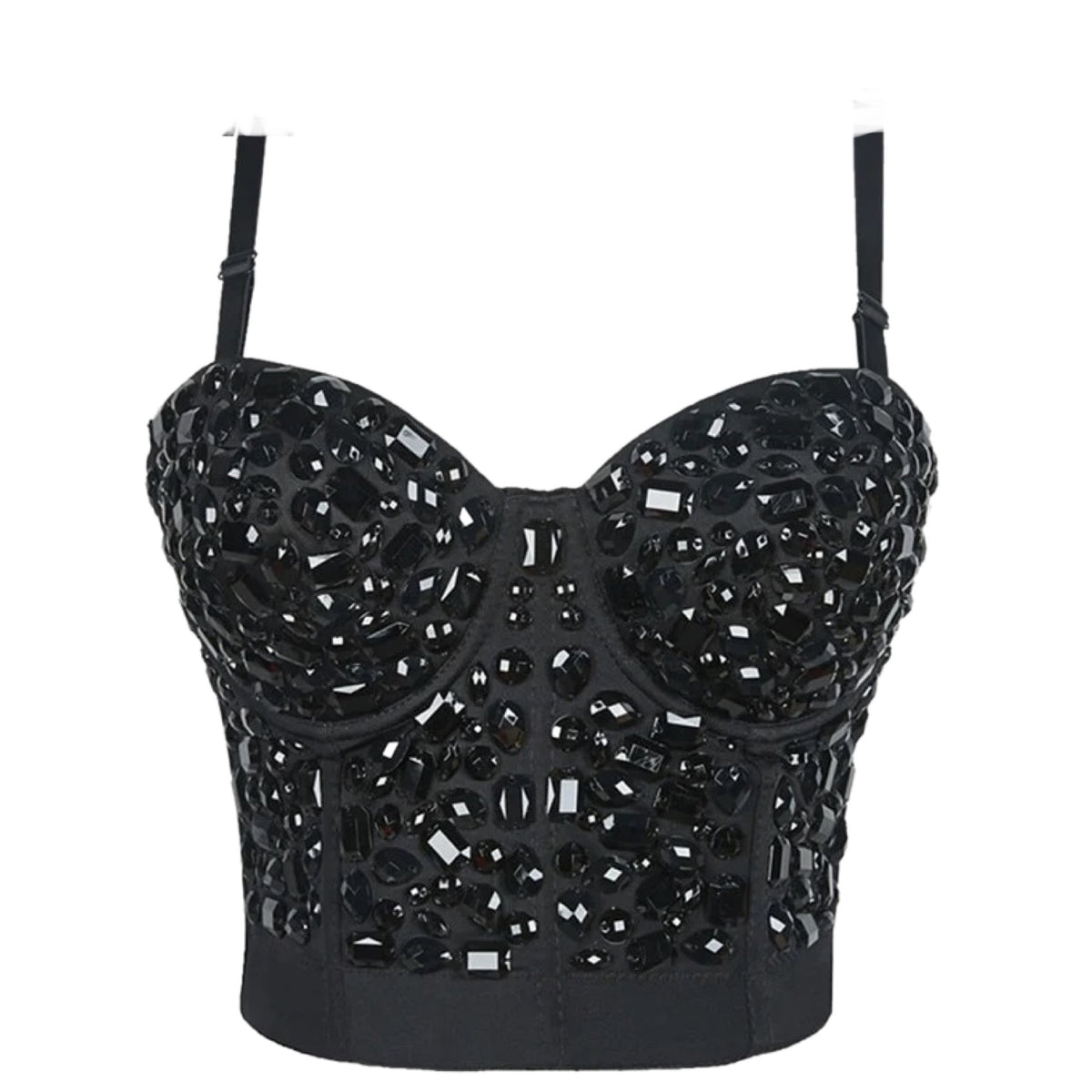 Rhinestone Corset Top