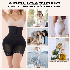 2-in-1 High-Waisted Booty Lift Shaper Shorts